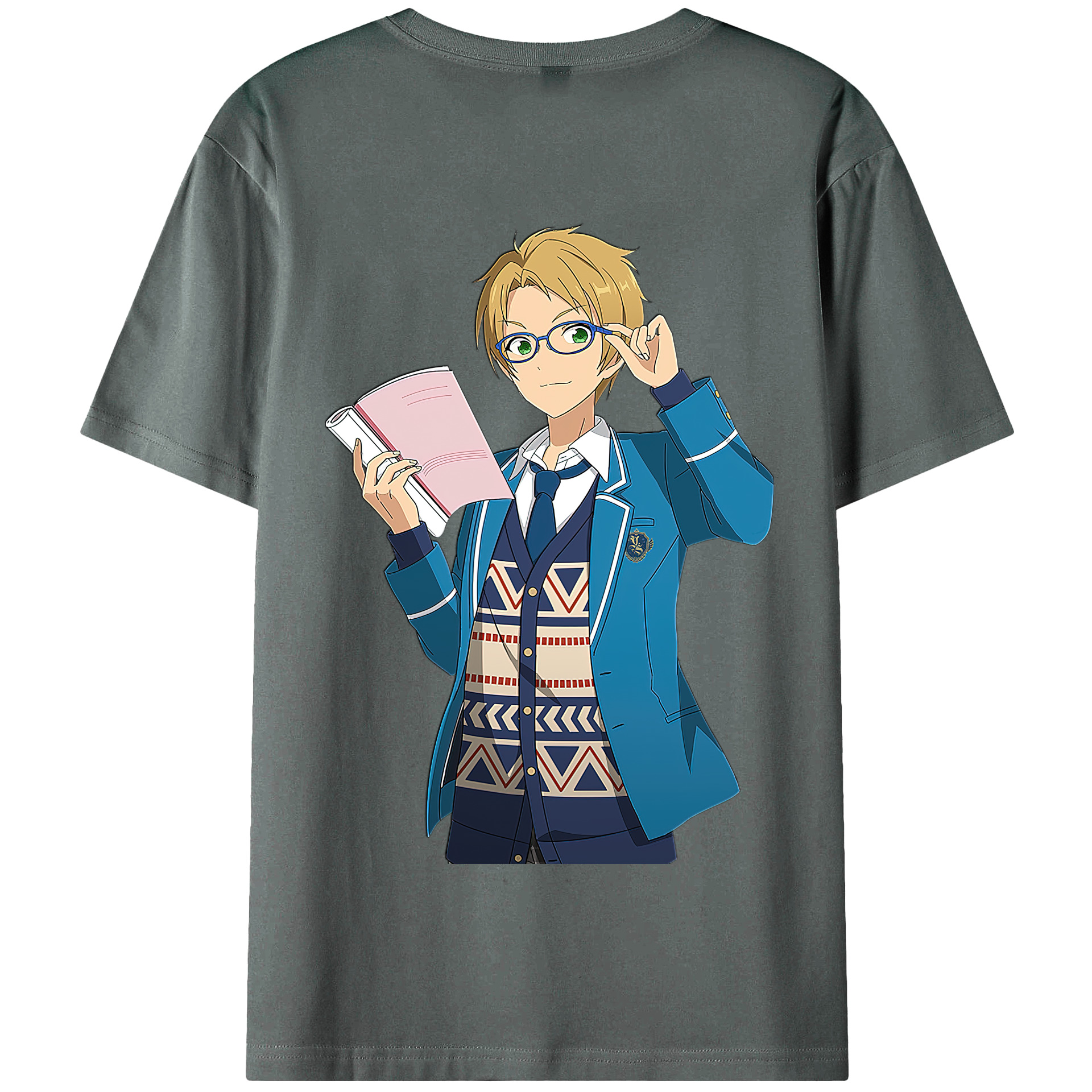 （画像用） あんさんぶるスターズ! Ensemble Stars 綿100％半袖Tシャツ（背面プリント）